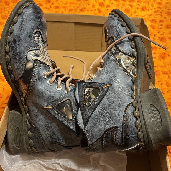 TMA EYES Leather Women's Ankle Boots 10W/42 worn once - PRICE FIRM - Picture 12 of 16